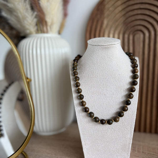 Collier - Aurore Marron