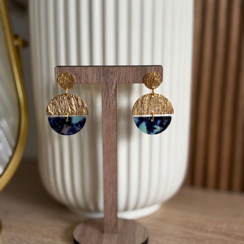 Boucles d'oreilles - Soleil Bleu