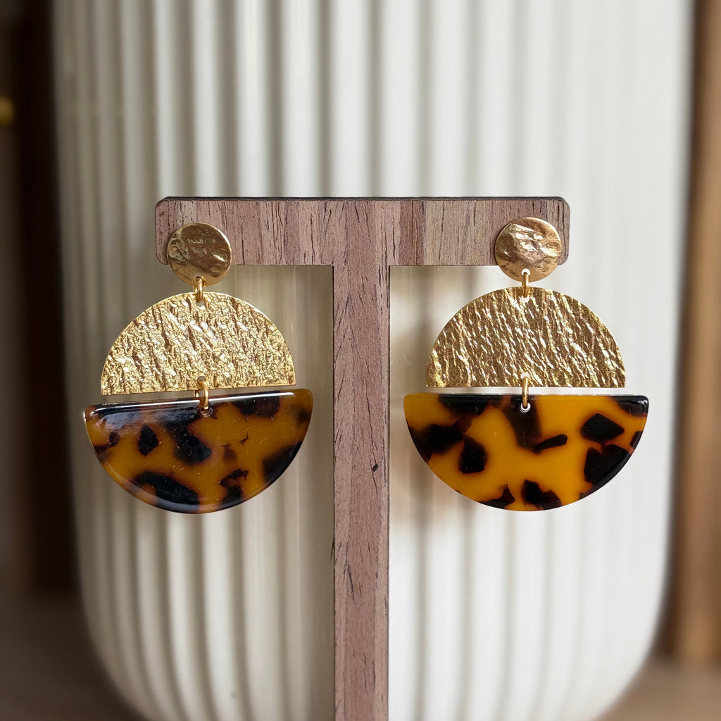 Boucles d'oreilles - Soleil Havane