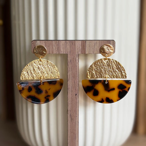 Boucles d'oreilles - Soleil Havane