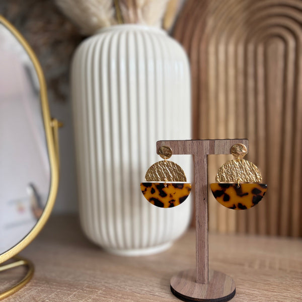 Boucles d'oreilles - Soleil Havane