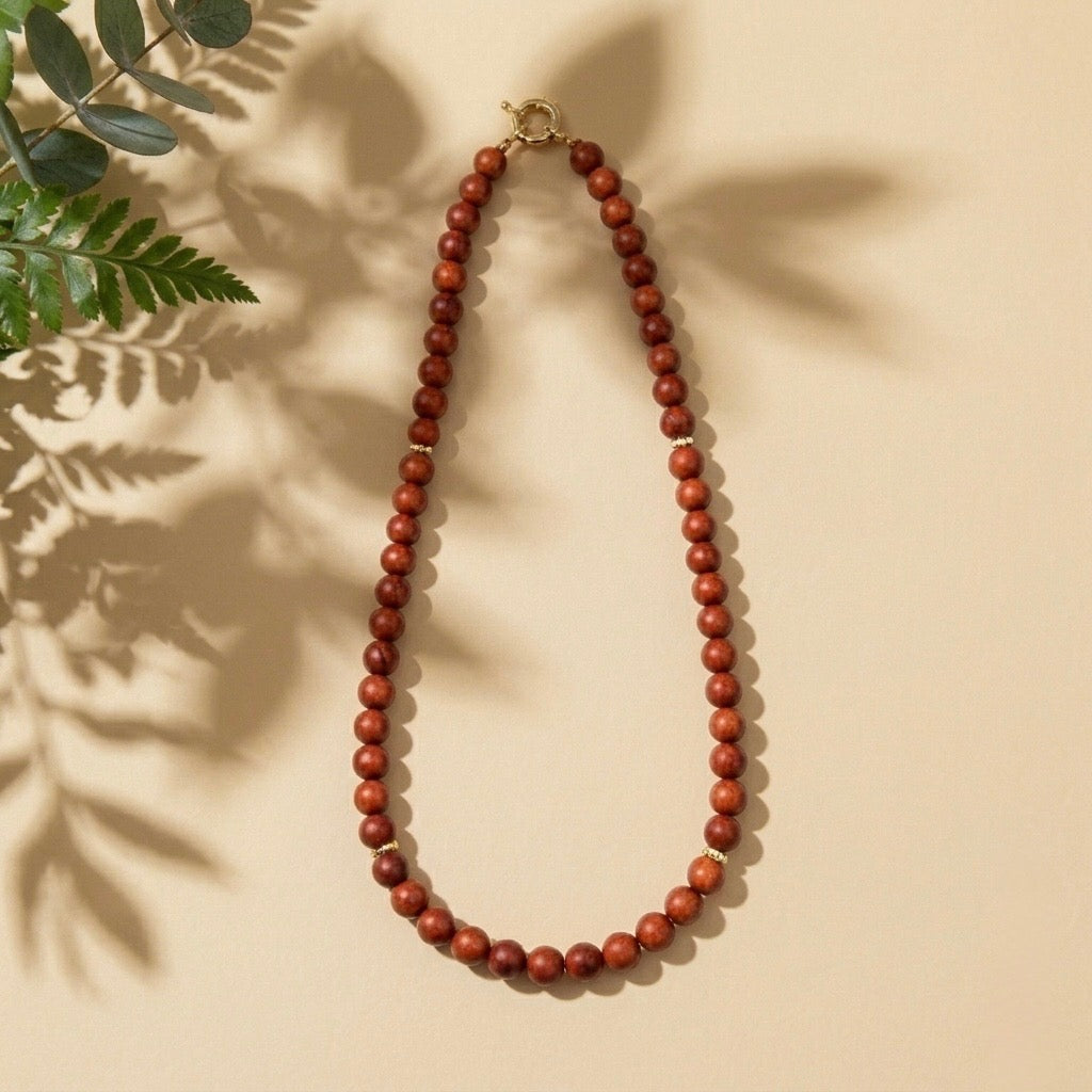 Collier - Aurore Rouge